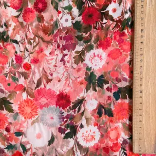 Viscoză RAYON POPLIN Wild flowers design B