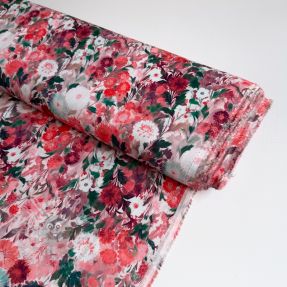 Viscoză RAYON POPLIN Wild flowers design D