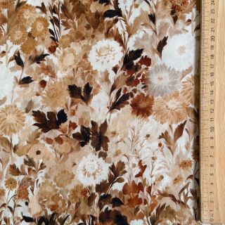 Viscoză RAYON POPLIN Wild flowers design C