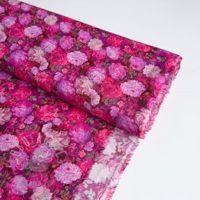 Viscoză RAYON POPLIN Flower sea design A