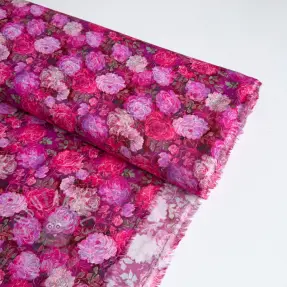 Viscoză RAYON POPLIN Flower sea design A