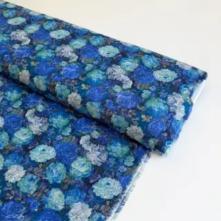 Viscoză RAYON POPLIN Flower sea design B