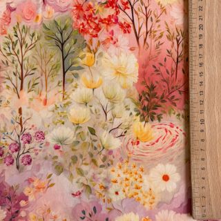 Viscoză RAYON POPLIN Love design B