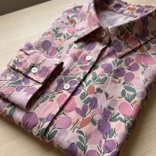 Viscoză RAYON POPLIN Simplistic flowers design B