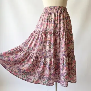 Viscoză RAYON POPLIN Simplistic flowers design B