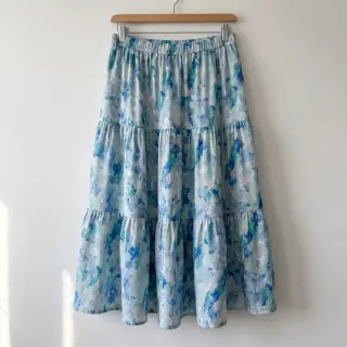 Viscoză RAYON POPLIN Faded spots design C