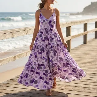 Viscoză RAYON POPLIN Bouncy design A