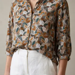 Viscoză RAYON POPLIN Floral design E