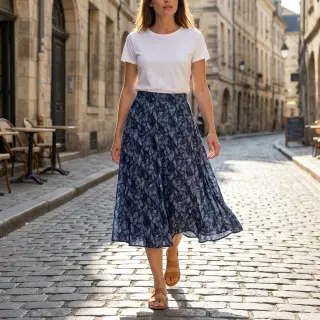 Viscoză RAYON POPLIN Eve design E