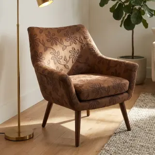 Imitație piele întoarsă stretch Amalia brown