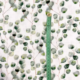 Mușelină Little eucalyptus flowers digital print ORGANIC