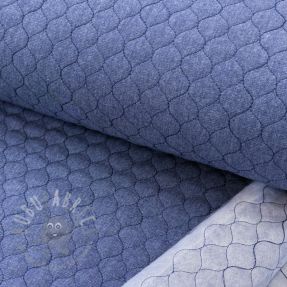 Material textil matlasat JEANS dark blue