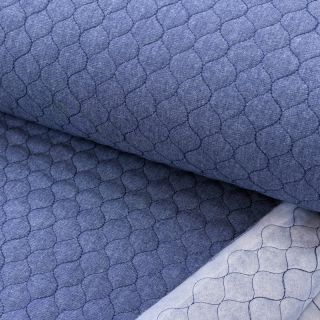 Material textil matlasat JEANS dark blue