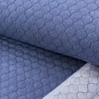 Material textil matlasat JEANS dark blue