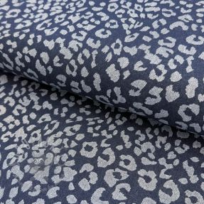 JEANS DENIM Leopard dark blue