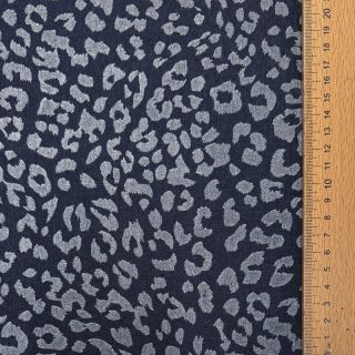 JEANS DENIM Leopard dark blue