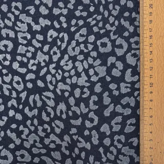 JEANS DENIM Leopard dark blue