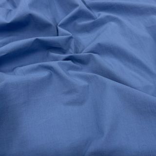 Țesătură din bumbac WASHED royal blue