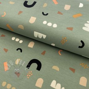 Tricot Safari objects old green