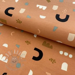 Tricot Safari objects dark apricot