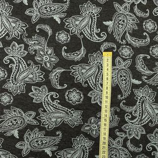 Jerse trening pieptănat Paisley anthracite melange