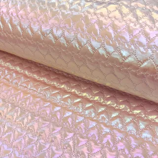 Material textil matlasat Fancy hearts pink