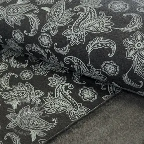 Jerse trening pieptănat Paisley anthracite melange