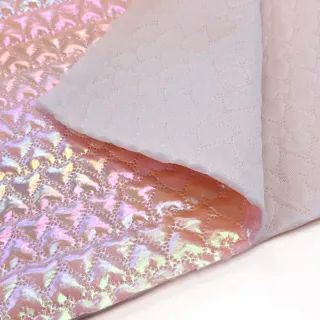 Material textil matlasat Fancy hearts pink