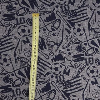 Jerse trening pieptănat Sports grey melange