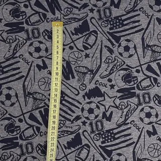 Jerse trening pieptănat Sports grey melange