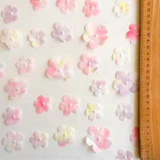 Tul pentru TUTU RETRO Flowers light pink