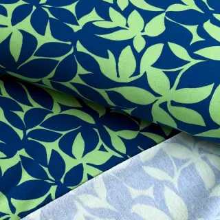 Jerse trening pieptănat SOFT Leaves green navy