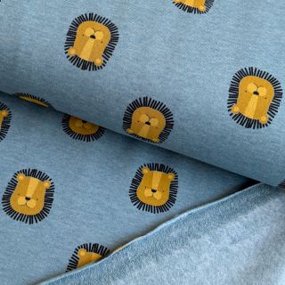 Jerse trening pieptănat Lions smoke blue melange