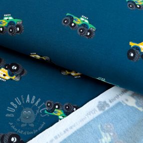 Jerse trening pieptănat SOFT Monstertruck indigo