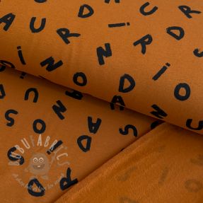 Jerse trening pieptănat SOFT Letters hazel