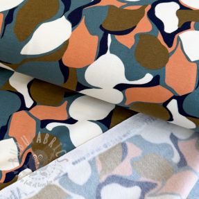 Jerse trening pieptănat SOFT Abstract nutmeg