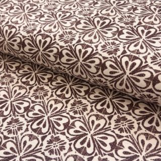 Țesătură decorativă Stamps brown