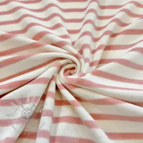 Pluș pentru bebeluși YARN DYED Stripe rose