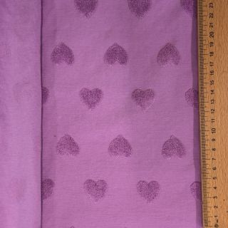 Frotir Hearts lilac
