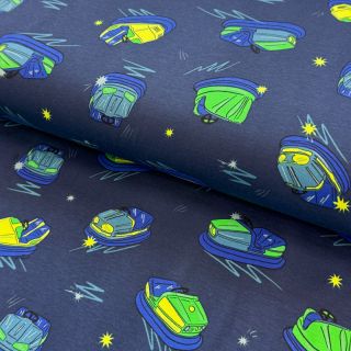 Tricot NEON Bumper cars midnight blue