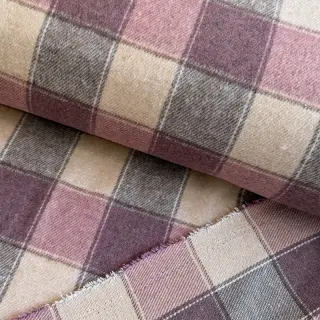 țesătură pentru costum de damă YARN DYED BRUSHED Check blush