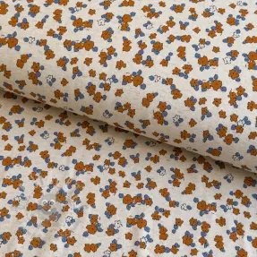 Tricot cu in Small flowers naturals