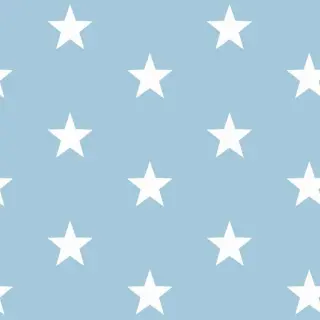 Țesătură din bumbac Stars light blue