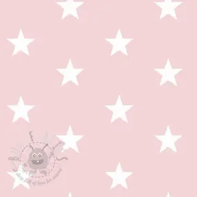 Țesătură din bumbac Stars light rose