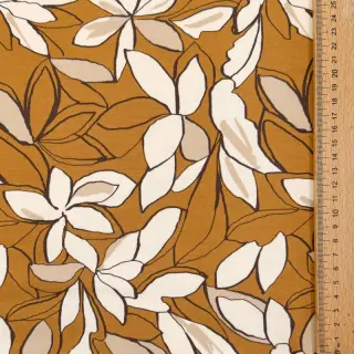 Jerse trening Big flowers ochre digital print