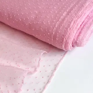 Tul pentru TUTU DOTS pink
