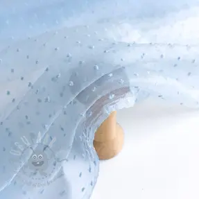 Tul pentru TUTU DOTS light blue
