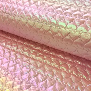 Material textil matlasat Fancy hearts light pink