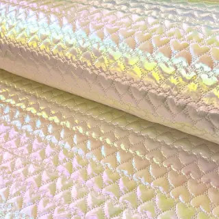 Material textil matlasat Fancy hearts baby pink