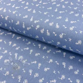 JEANS STRETCH Small retro flowers jeans